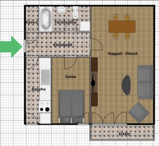 Eladó téglalakás, Budapesten, XXII. kerületben 64.9 M Ft