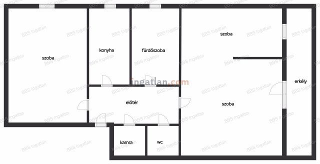 Eladó téglalakás, Balatonfüreden 62.9 M Ft, 2 szobás