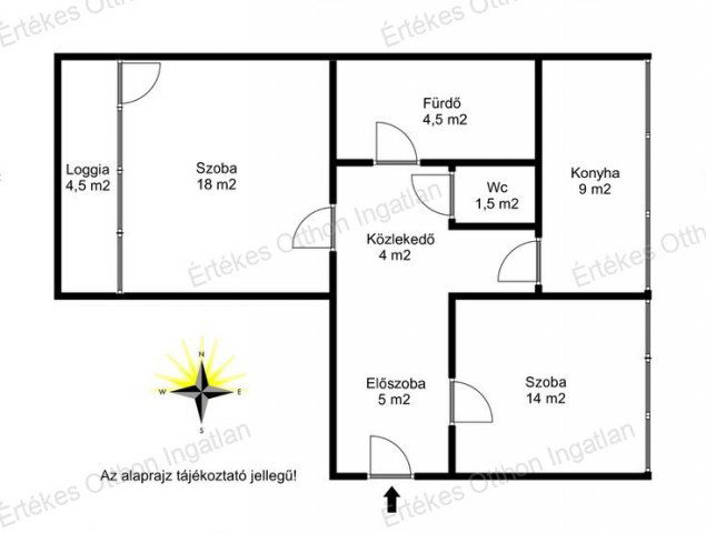 Eladó panellakás, Nyíregyházán 34.99 M Ft, 2 szobás
