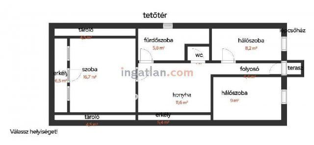 Eladó családi ház, Hajdúszoboszlón 124.5 M Ft, 5 szobás