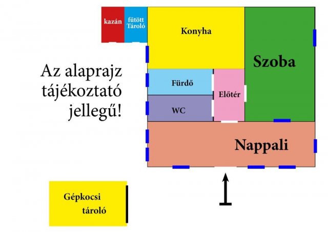 Eladó családi ház, Szigetszentmiklóson 59.99 M Ft, 2 szobás
