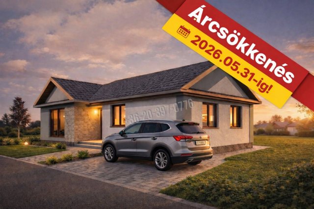 Eladó családi ház, Veszprémvarsányon 59.99 M Ft, 1+3 szobás