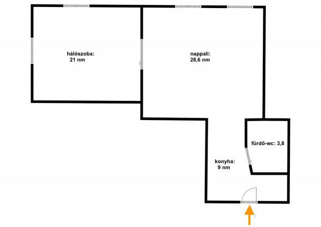 Eladó téglalakás, Budapesten, VII. kerületben 74 M Ft, 2 szobás