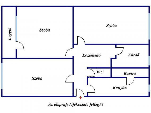 Eladó téglalakás, Szegeden 68.9 M Ft, 3 szobás