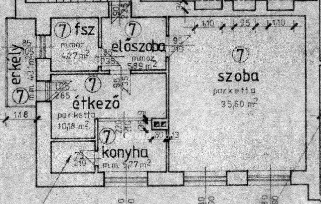 Eladó téglalakás, Miskolcon 32 M Ft, 1 szobás