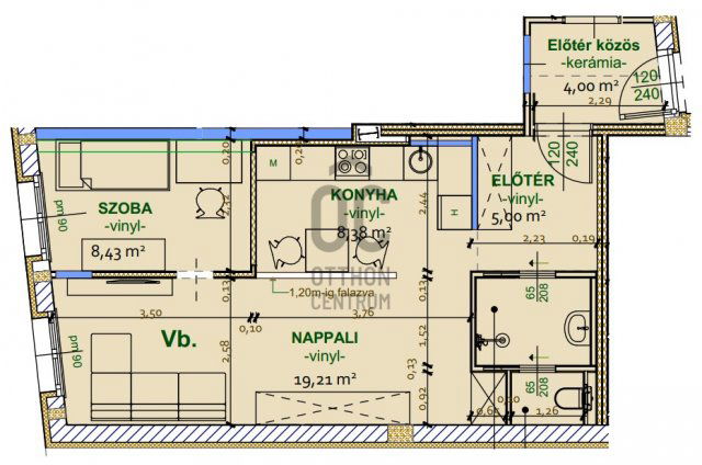 Eladó családi ház, Budapesten, VI. kerületben 84 M Ft, 2 szobás