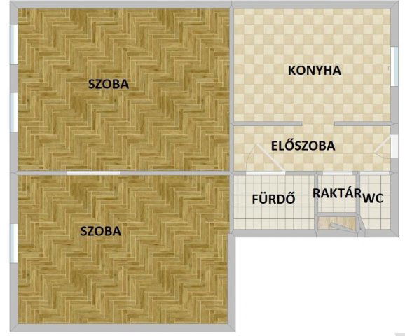 Eladó téglalakás, Budapesten, VIII. kerületben 67.8 M Ft