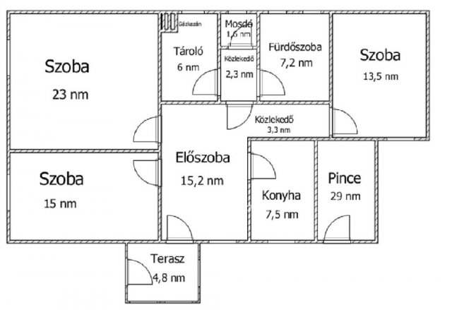 Eladó családi ház, Somlóvásárhelyen 36.9 M Ft, 3 szobás