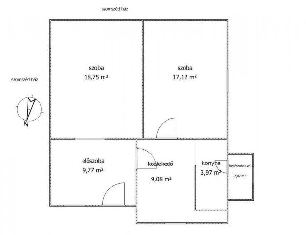Eladó nyaraló, Dencsházán 6.8 M Ft, 2 szobás