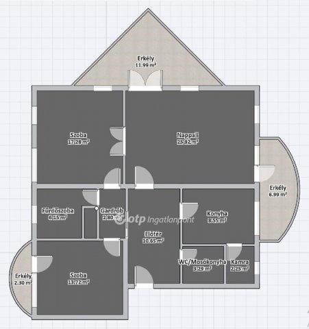 Eladó téglalakás, Egerben 108 M Ft, 3 szobás