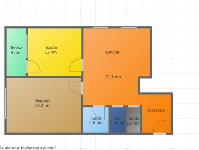 Eladó téglalakás, Salgótarjánban 18.9 M Ft, 2 szobás
