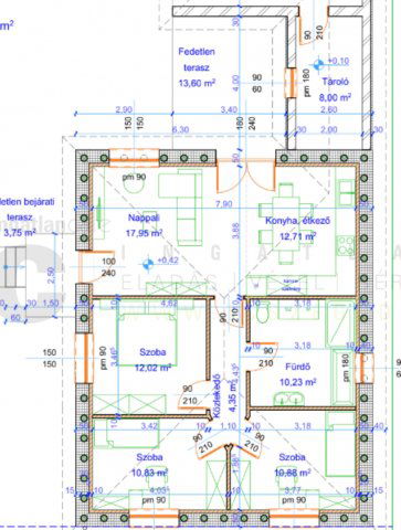Eladó családi ház, Sándorfalván 74.8 M Ft, 3 szobás