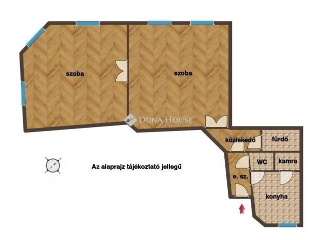 Eladó téglalakás, Budapesten, VI. kerületben 89 M Ft, 2 szobás