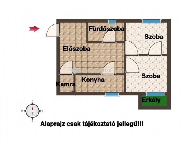 Eladó téglalakás, Dunakeszin 74 M Ft, 2 szobás