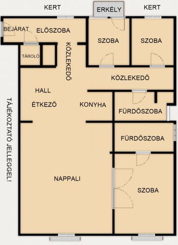 Kiadó iroda, Budapesten, VII. kerületben 500 E Ft / hó, 4 szobás