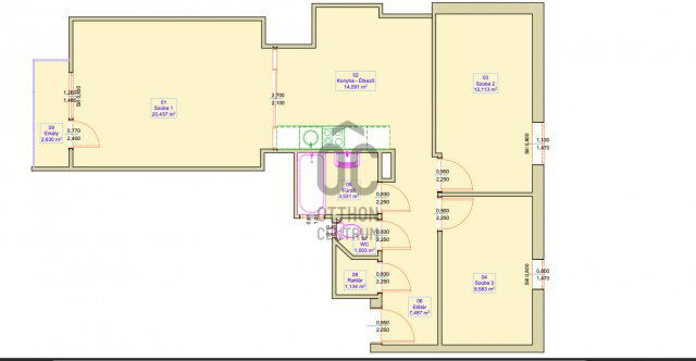 Eladó téglalakás, Budapesten, VII. kerületben, Hernád utcában