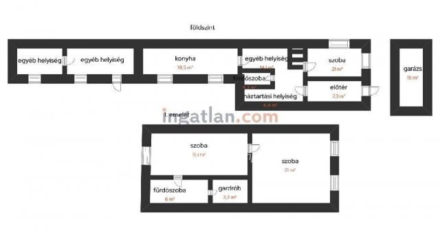 Eladó ikerház, Dunaújvárosban 84 M Ft, 3 szobás