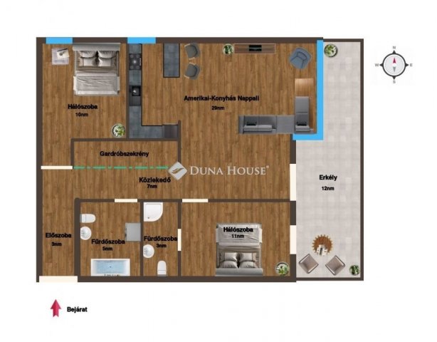 Eladó téglalakás, Budapesten, XI. kerületben 134.9 M Ft