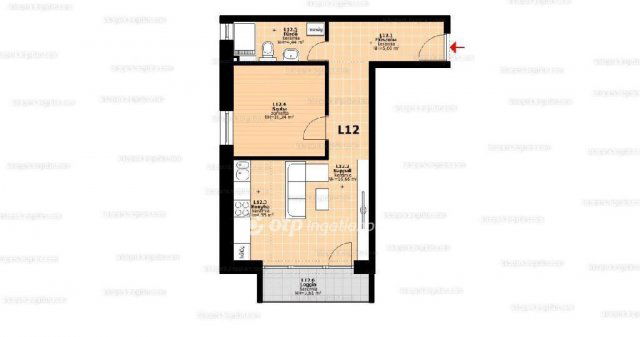Eladó téglalakás, Hegyeshalomban 44.03 M Ft, 2 szobás