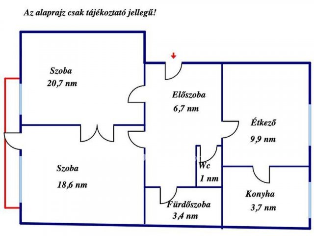 Eladó téglalakás, Tökölön 60.9 M Ft, 2 szobás