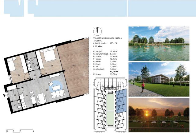 Eladó téglalakás, Balatonmáriafürdőn 99.961 M Ft, 2+1 szobás