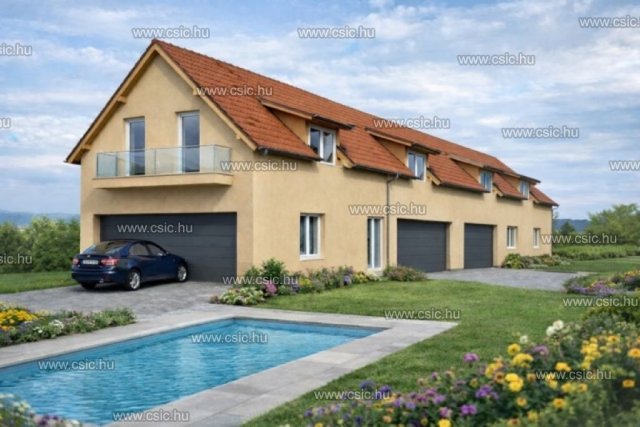 Eladó ikerház, Budakalászon 198 M Ft, 5 szobás