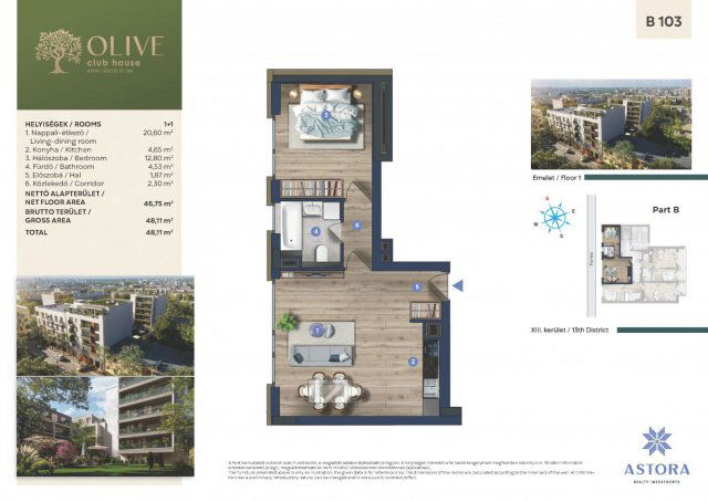 Eladó téglalakás, XIII. kerületben, Szent László úton