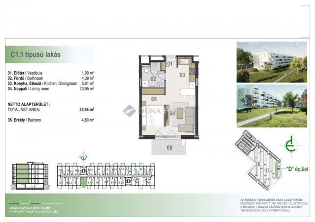 Eladó téglalakás, Debrecenben 53.676 M Ft, 1 szobás