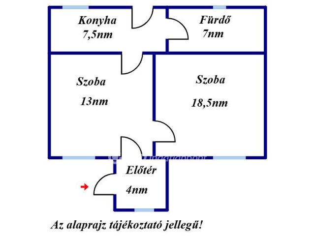 Eladó családi ház, Gyulán 34.9 M Ft, 2 szobás