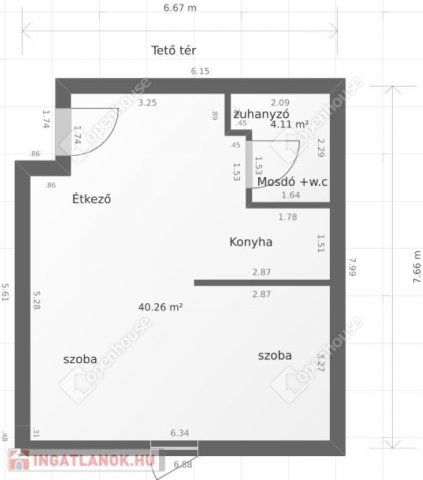 Eladó családi ház, Monorierdőn 46.9 M Ft, 3 szobás
