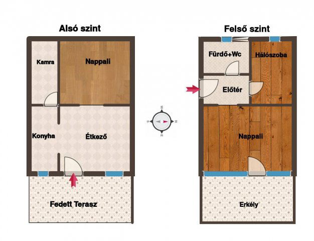 Eladó nyaraló, Pethőhenyen 22 M Ft, 3 szobás