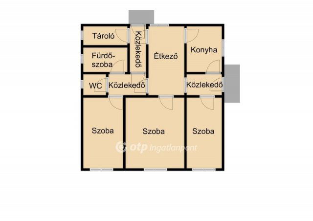 Eladó családi ház, Tiszacsegén 25 M Ft, 3 szobás