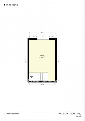 Eladó családi ház, Pápán 48 M Ft, 3 szobás