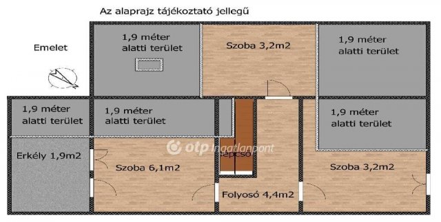 Eladó ikerház, Szigethalmon 54.9 M Ft, 1+3 szobás