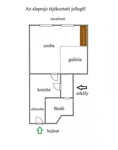 Eladó téglalakás, Budapesten, VIII. kerületben 52.9 M Ft