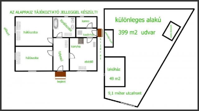 Eladó családi ház, Hajdúnánáson 41 M Ft, 2 szobás
