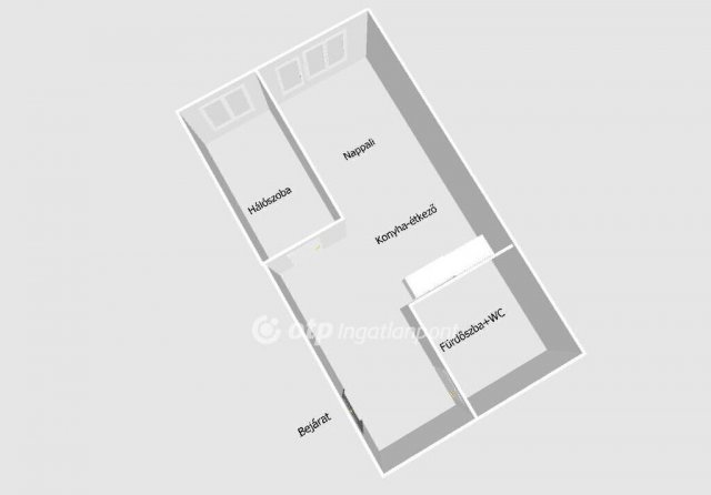 Eladó téglalakás, Egerben 55 M Ft, 1+1 szobás