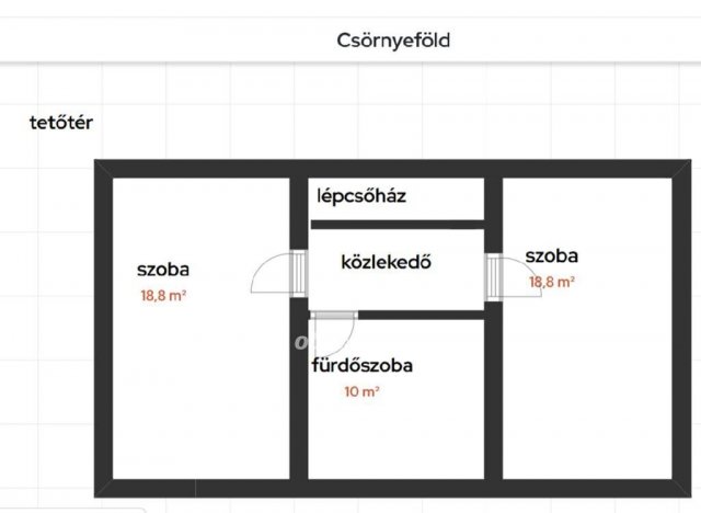 Eladó családi ház, Csörnyeföldön 31 M Ft, 3 szobás