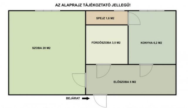 Eladó téglalakás, Vácon 34.2 M Ft, 1 szobás