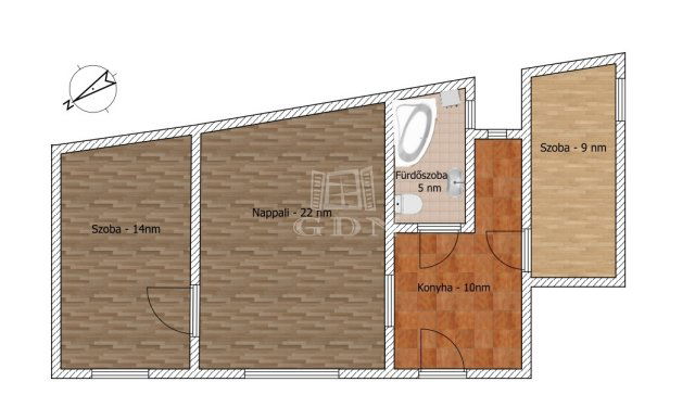 Eladó téglalakás, Budapesten, VII. kerületben 89.5 M Ft