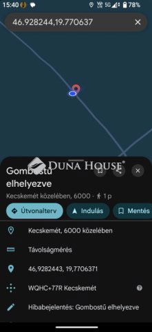 Eladó telek, Kecskeméten 13 M Ft / költözzbe.hu