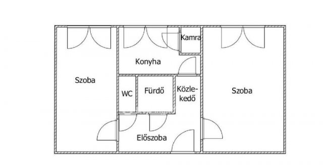 Eladó téglalakás, Szegeden 47.5 M Ft, 2 szobás