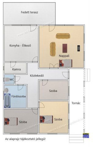 Eladó családi ház, Balatonlelleén 79.9 M Ft, 2+1 szobás