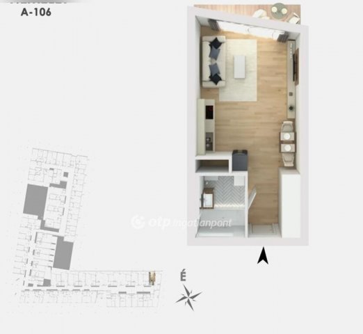 Eladó téglalakás, Budapesten, XIII. kerületben 58.49 M Ft