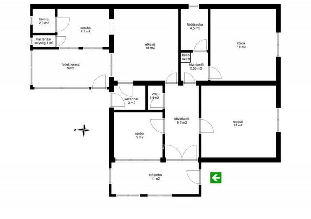 Eladó családi ház, Nyíradonyban 48 M Ft, 3 szobás