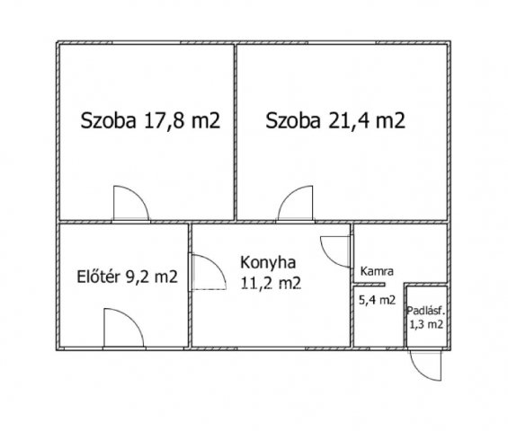 Eladó családi ház, Tömörkényen 5.99 M Ft, 2 szobás