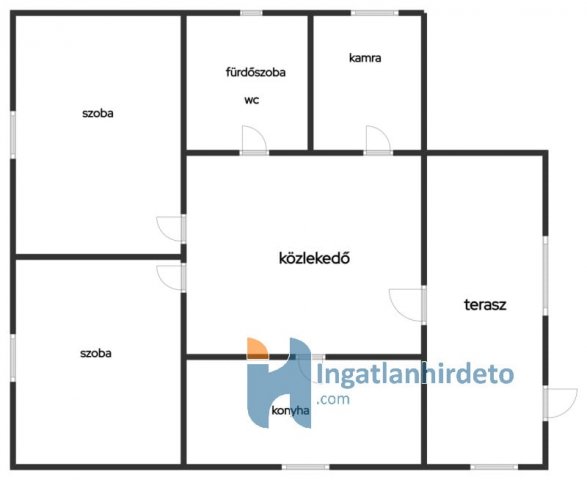 Eladó családi ház, Alsórajkon 22 M Ft, 2 szobás