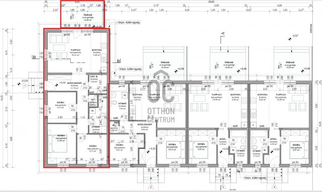 Eladó sorház, Kocséren 53 M Ft, 4 szobás / költözzbe.hu