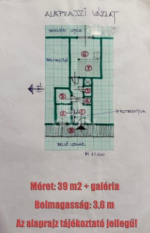 Kiadó téglalakás, albérlet, Budapesten, V. kerületben, 1 szobás
