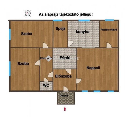 Eladó családi ház, Honton 44.9 M Ft, 3 szobás